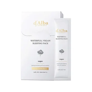 d'Alba Waterfull Vegan Sleeping Pack (4ml * 12pc